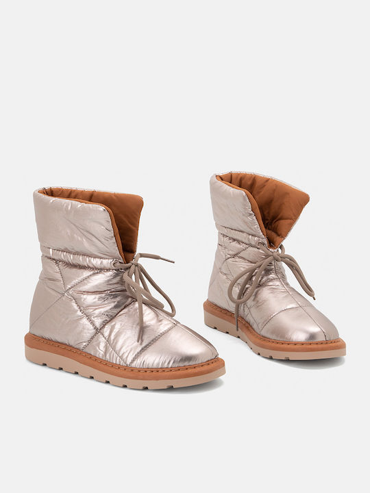 Stiefeletten Damen Rosa