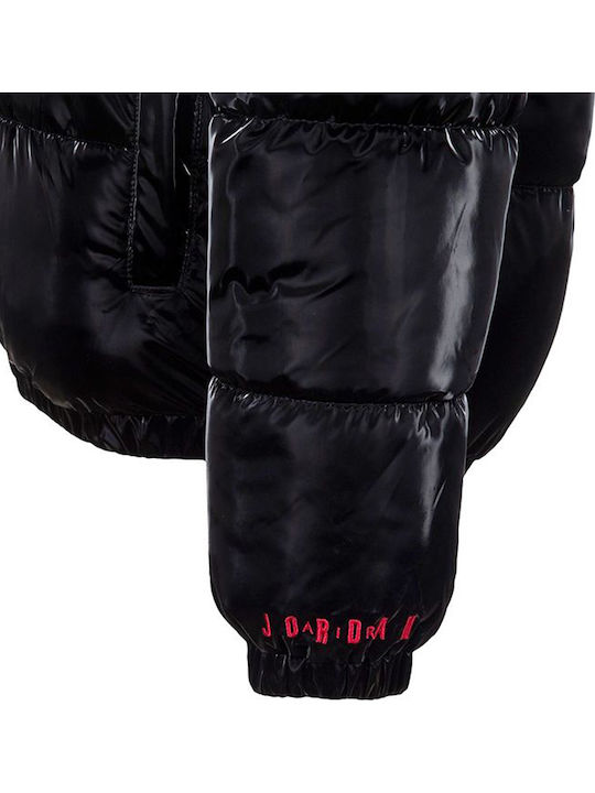 Kids' Sports Jacket Long with Hood Black