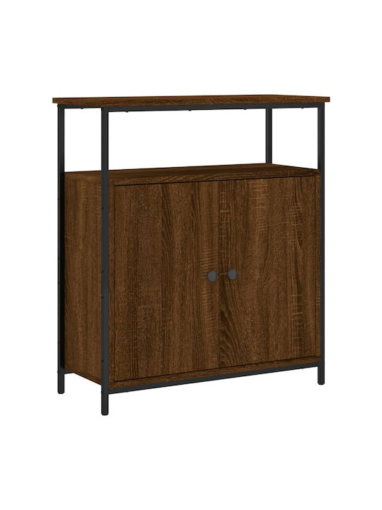 Sideboard Wooden Brown Oak 70x30x80cm