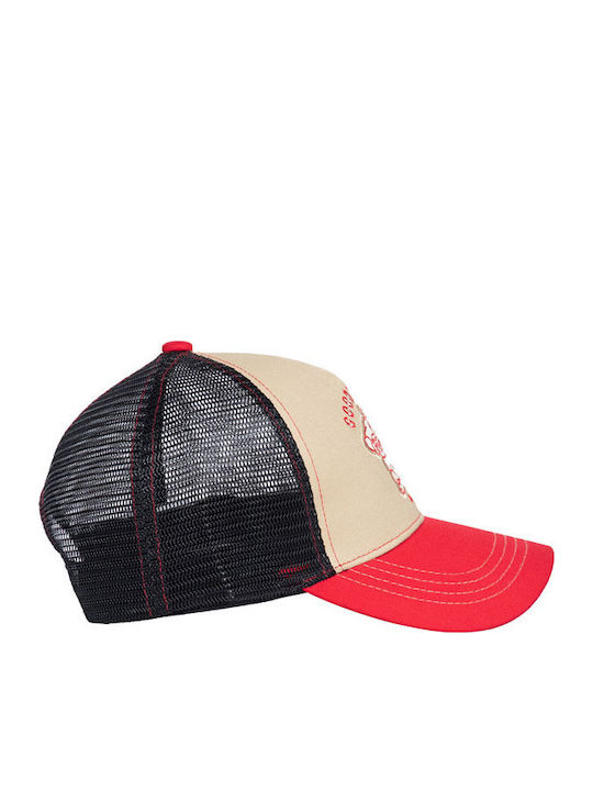Jockey mit Netz Rot