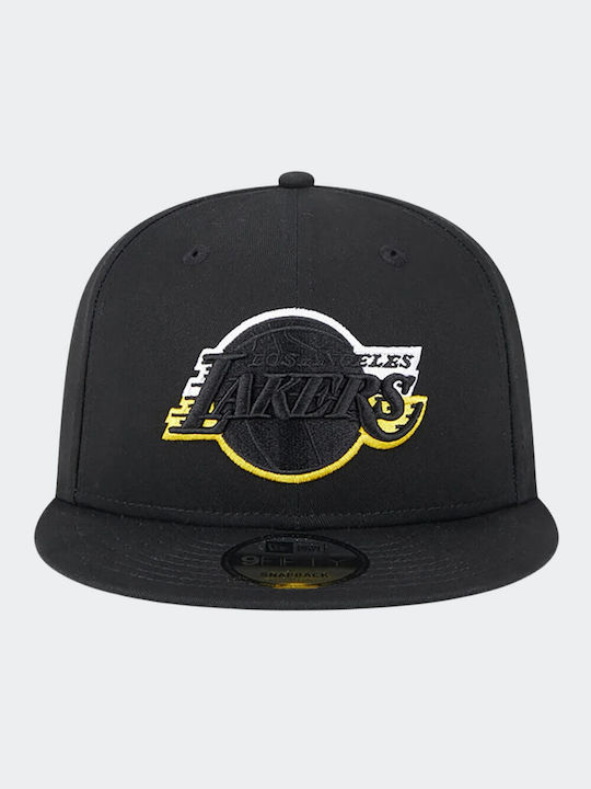 New Era La Snapback Cap Black