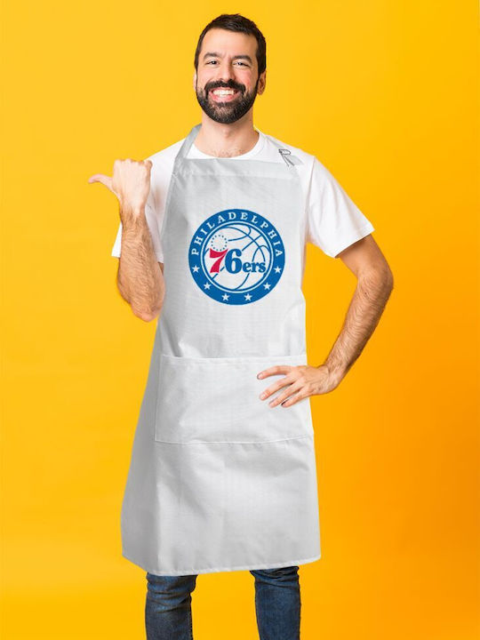 Koupakoupa Philadelphia 76ers Waterproof Apron White