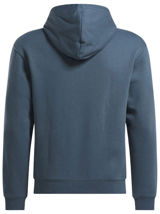 Reebok Men's Sweatshirt with Hood HOOPS BLUE IM1528