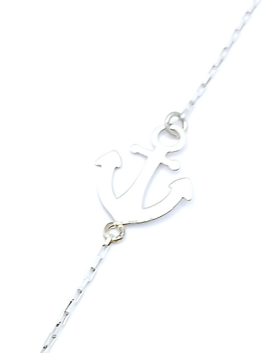 PS Silver Bracelet Chain with design Anchor made of Silver