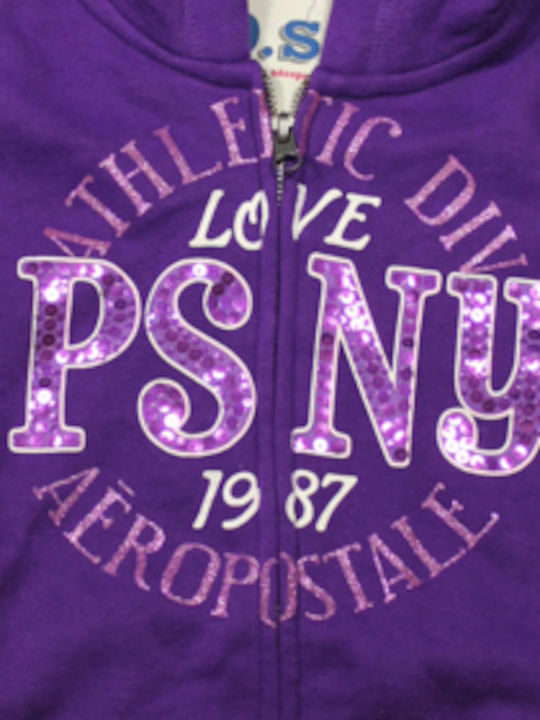 Aeropostale Παιδική Ζακέτα purple