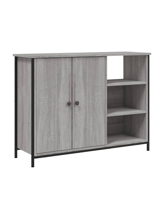 Sideboard Wooden Γκρι Sonoma 100x33x75cm