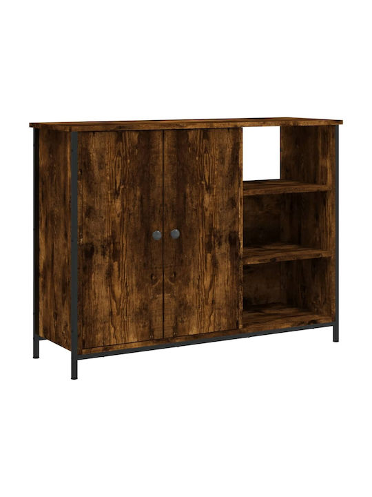 Sideboard Wooden Καπνιστή Δρυς 100x33x75cm