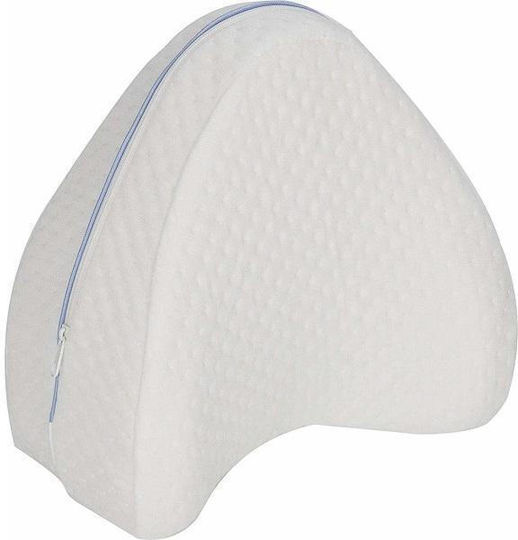 Anatomic Leg Separator Pillow with Memory Foam 25x25x14cm White