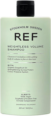 REF Weightless Volume Shampoos Volume for All Hair Types 285ml