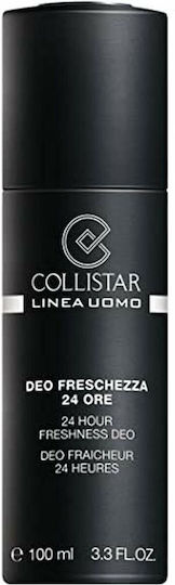 Collistar Linea Uomo 24 Hour Freshness Deo Vaporizador Αποσμητικό 24h σε Spray 100ml