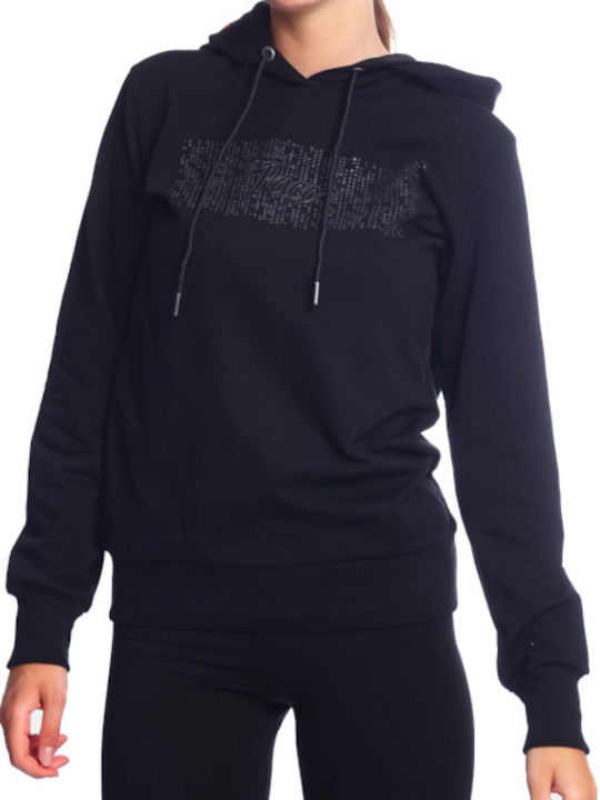 Paco & Co Women's Hooded Sweatshirt Black