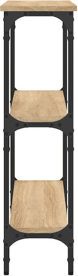 Конзолна маса от Дърво & Метал Sonoma Oak Д75xШ22.5xВ75cm