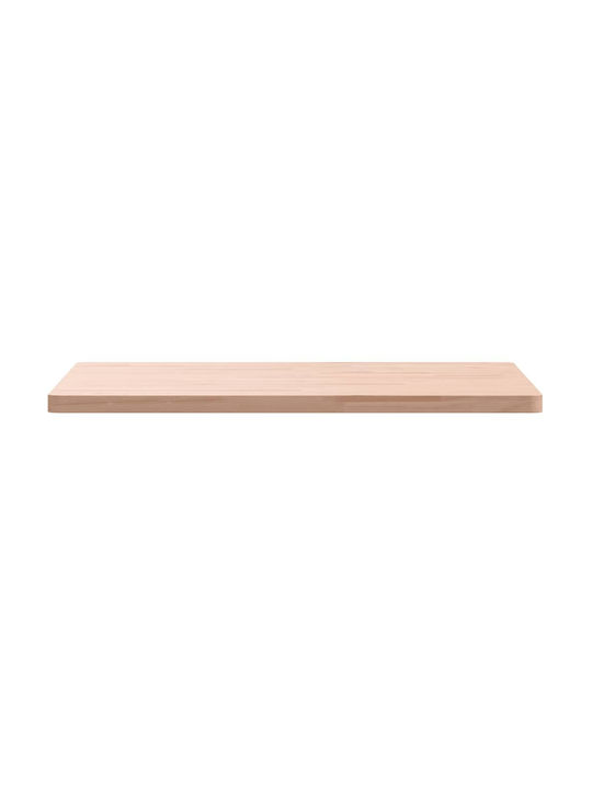 vidaXL Square Table Surface made of Solid Wood in Beige Color 70x70x2.5cm 355957 1pcs