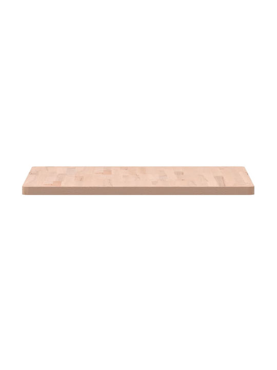 vidaXL Square Table Surface made of Solid Wood in Beige Color 70x70x2.5cm 355957 1pcs