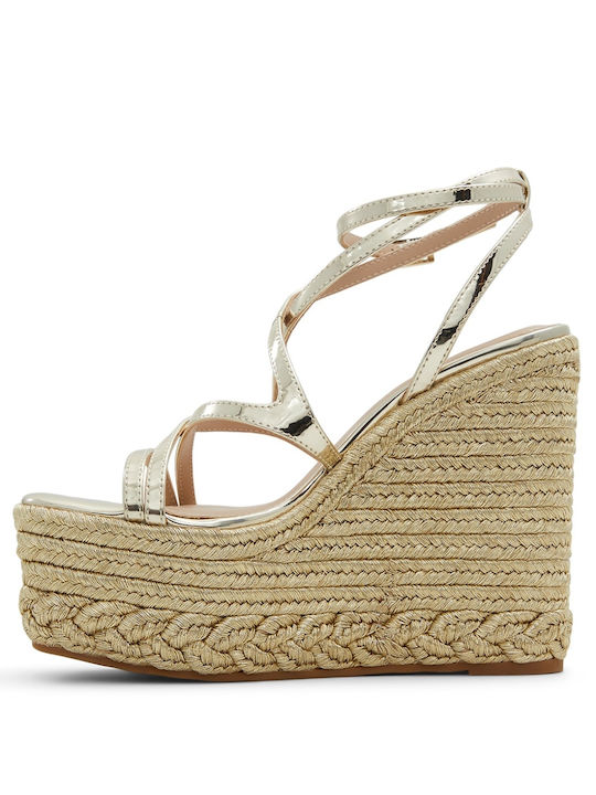 Aldo Women's Platform Shoes Gold