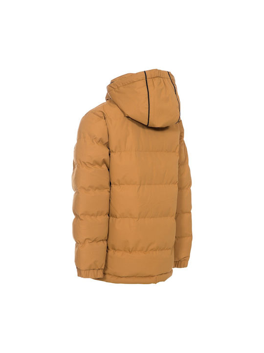 Trespass Kinderjacke mit Kapuze Braun Tuff