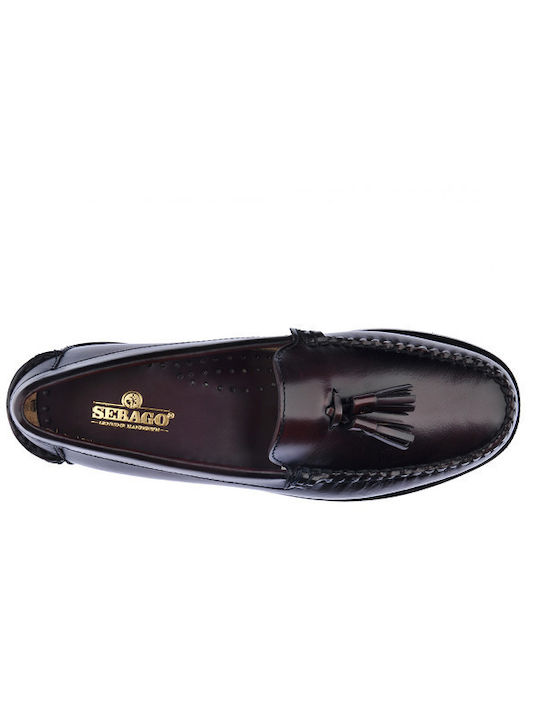 Classic Women's Moccasins in Burgundy Color