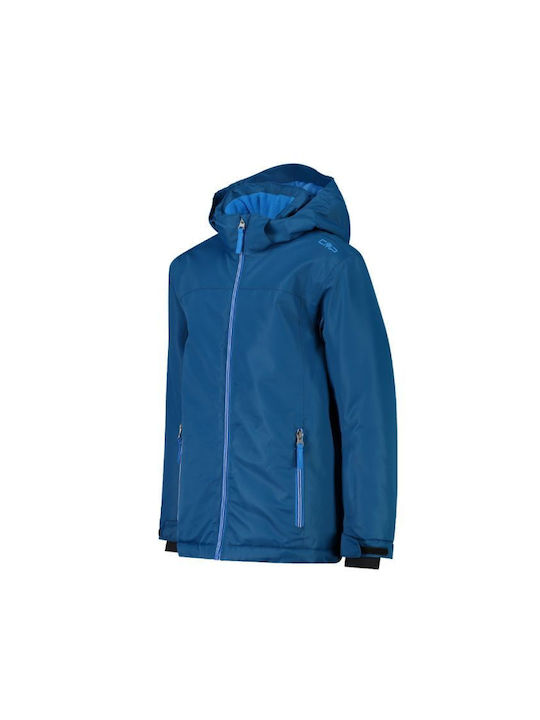 CMP Kids Casual Jacket Windproof with Lining & Hood Petrol