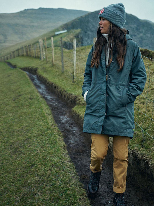 Fjallraven Stina Γυναικείο Κοντό Παντελόνι Πεζοπορίας Καφέ