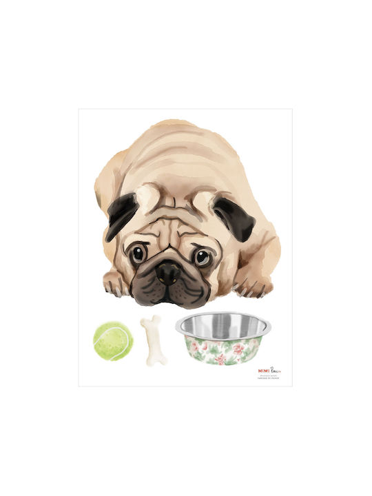 Mimi'lou Kids Wall Sticker French Bulldog 35x45cm