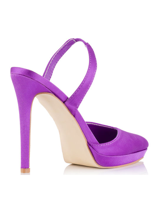 Pantofi cu toc Violet