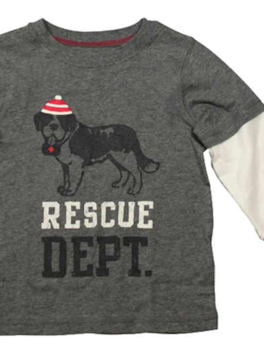 Kids' Shirt Long Sleeve Gray