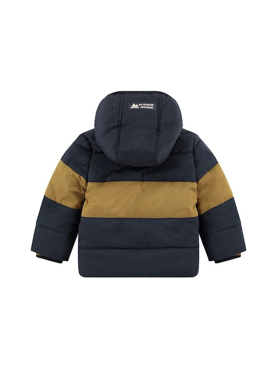 Babyface Kids Casual Jacket with Lining & Hood Blue.