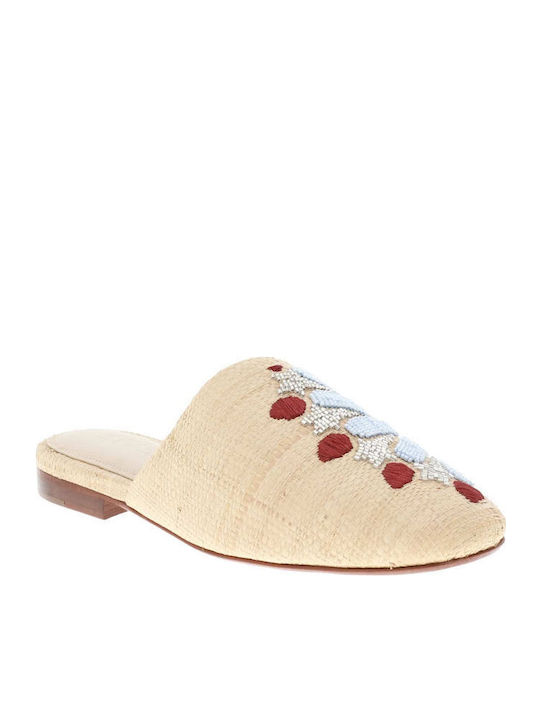 Flat Mules Nude
