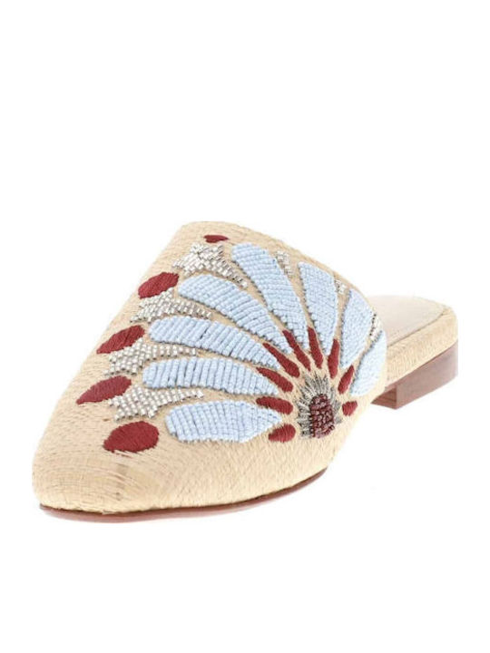 Flat Mules Nude