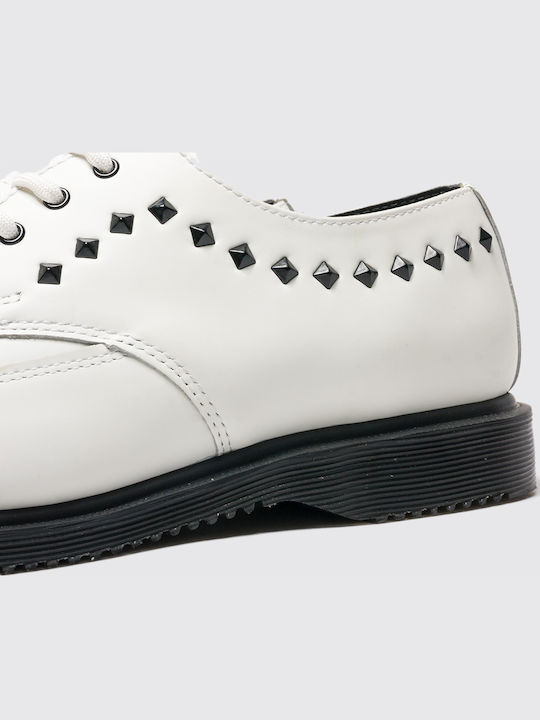 Stud Oxford-uri pentru femei în Alb Culore