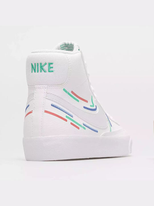 Blazer Mid 77 Next Nature Kids Sneakers High White