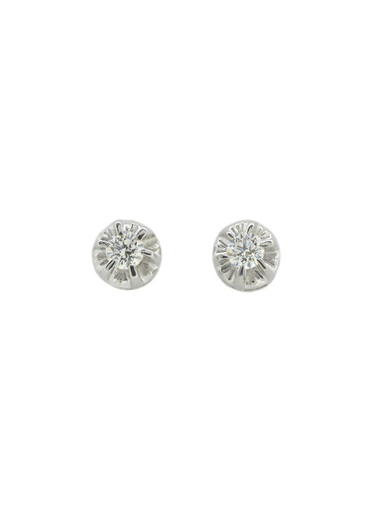 Fa Cad'oro Earrings made of Platinum with Diamond