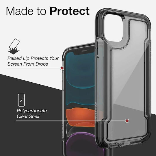 X-Doria Defense Umschlag Rückseite Silikon Transparent (iPhone 11 Pro Max)