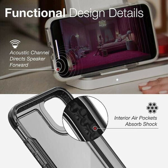 X-Doria Defense Umschlag Rückseite Silikon Transparent (iPhone 11 Pro Max)