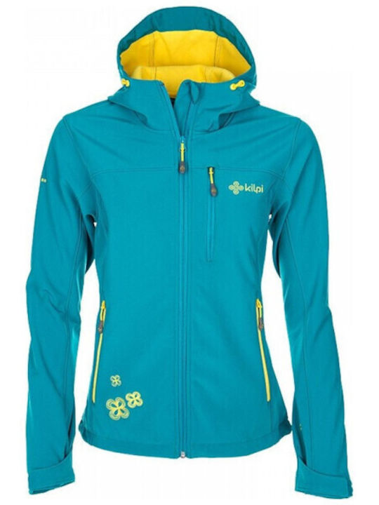 Kilpi Elia Women's Soft Shell Ski & Snowboard Jacket Turquoise