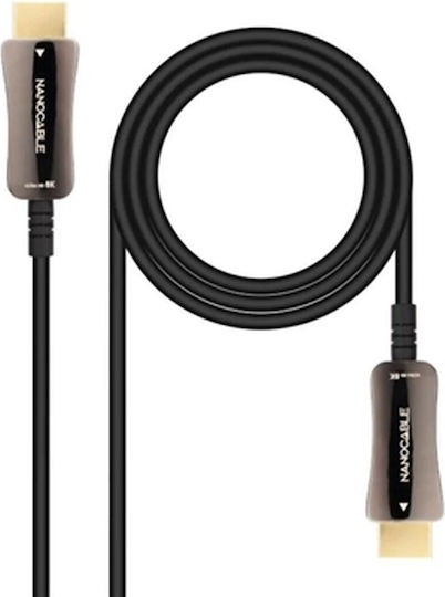 Nanocable HDMI 2.1 Cable HDMI male - HDMI male 15m Black