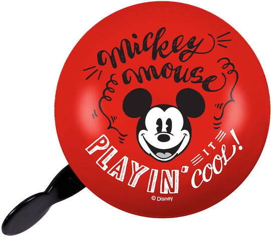 Seven Mickey Kinderfahrradklingel Rot