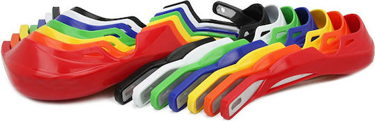 Motorcycle Protective Hand Guards in Orange Colour