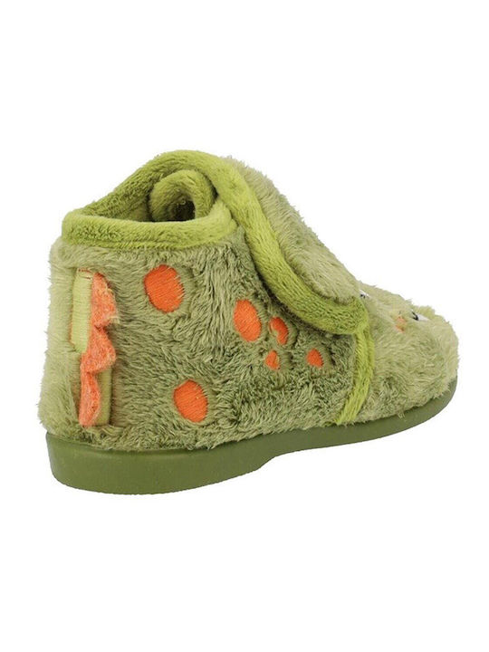 Kinderhausschuhe Stiefel Grün