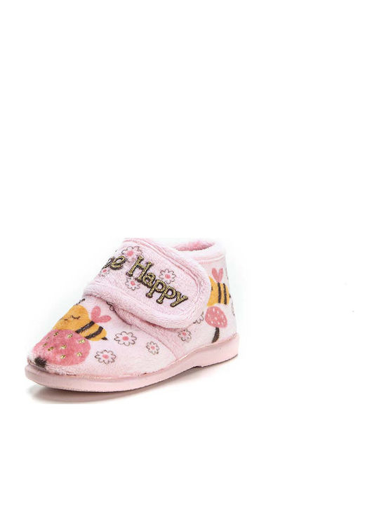 Kinderhausschuhe Stiefel Rosa