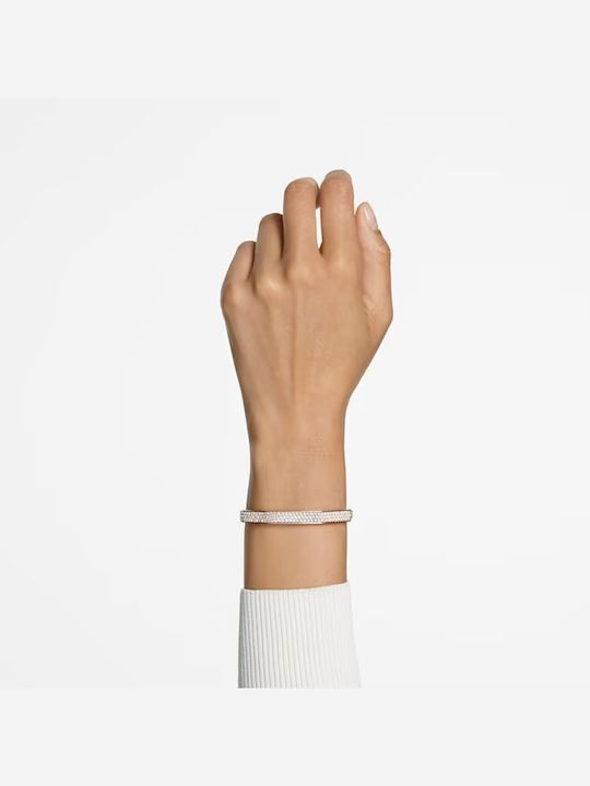 Swarovski Dextera Xl Γυναικείο Βραχιόλι Χειροπέδα Επιχρυσωμένο 18cm