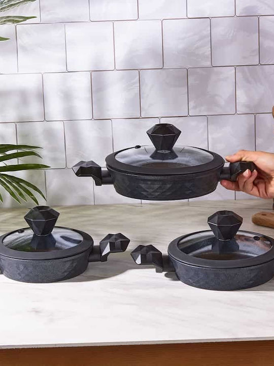 Karaca Bio Diamond Set de tigăi cu strat antiaderent 6buc