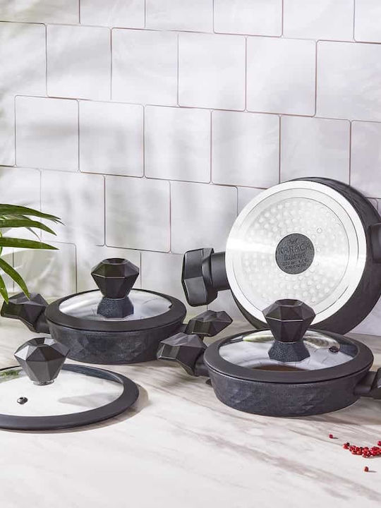 Karaca Bio Diamond Set de tigăi cu strat antiaderent 6buc
