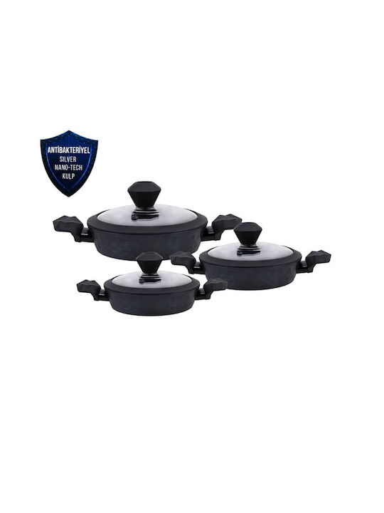 Karaca Bio Diamond Set de tigăi cu strat antiaderent 6buc