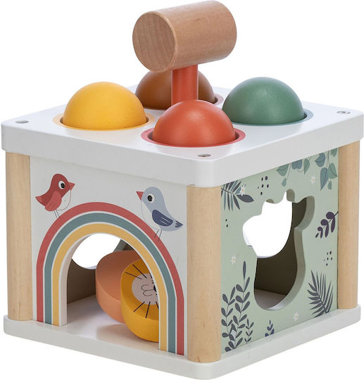 FreeOn Hammer Toy Hit The Ball made of Wood for 12++ Months