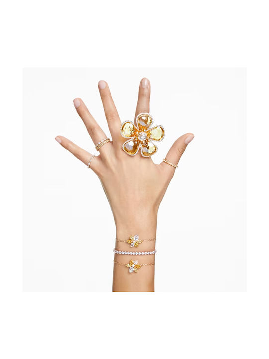 Swarovski Florere Damen Ring mit Steinen Vergoldet
