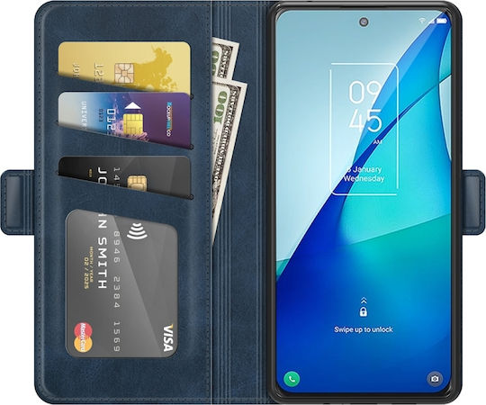 TCL Wallet Δερμάτινο Μπλε (TCL 20L / 20L+ / 20 5G / 20S)