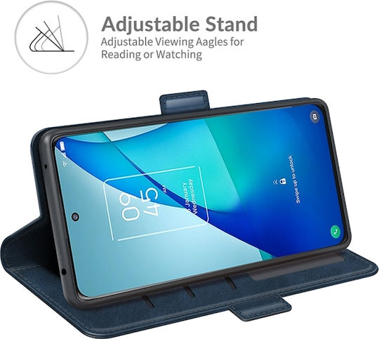 TCL Wallet Δερμάτινο Μπλε (TCL 20L / 20L+ / 20 5G / 20S)