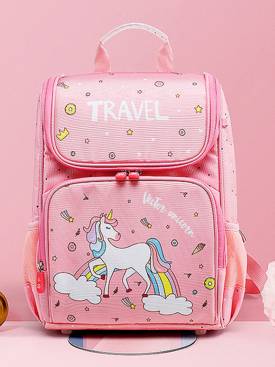 NOHOO School Bag Backpack Kindergarten in Pink color