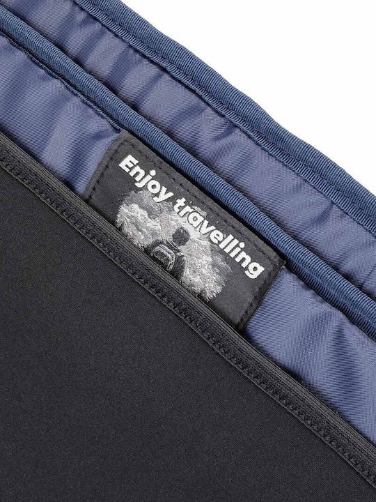 Modecom Split Messenger Τσάντα Laptop 15.6" σε Μαύρο χρώμα
